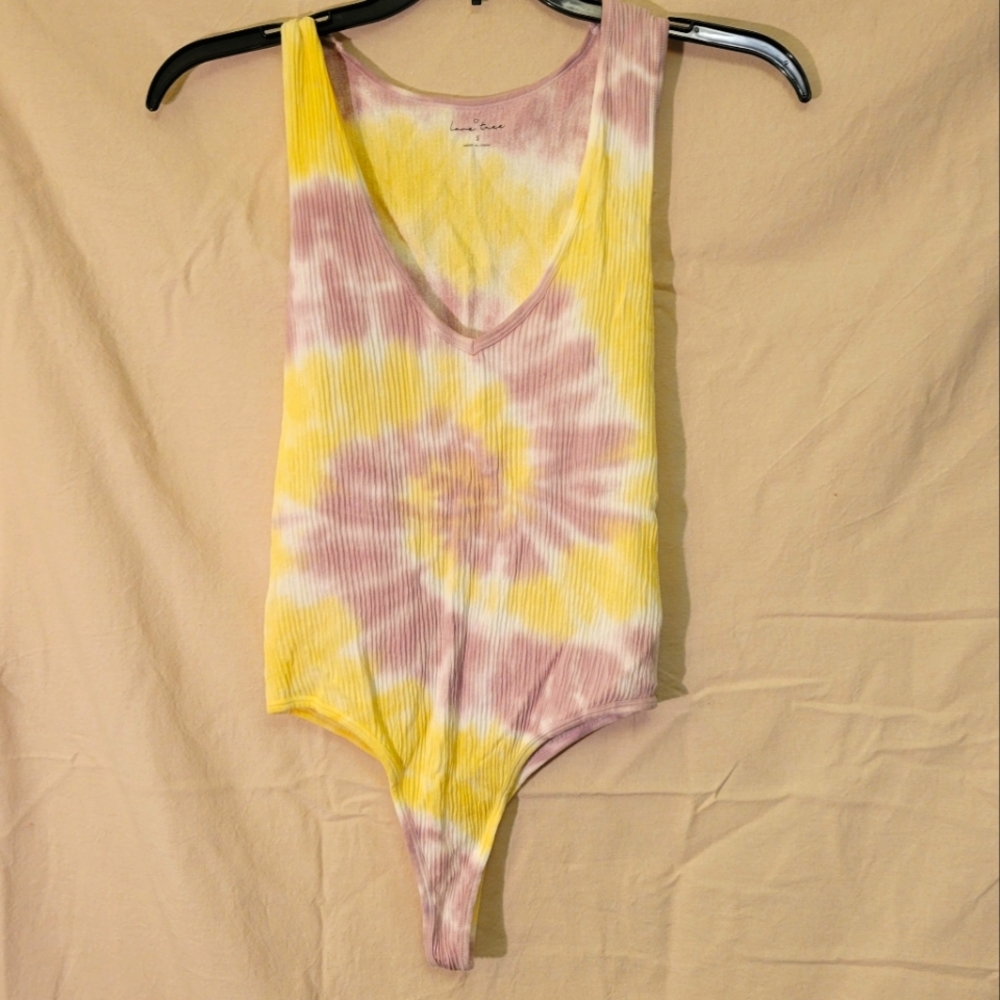 Tie Dye Bodysuit Tank, size S